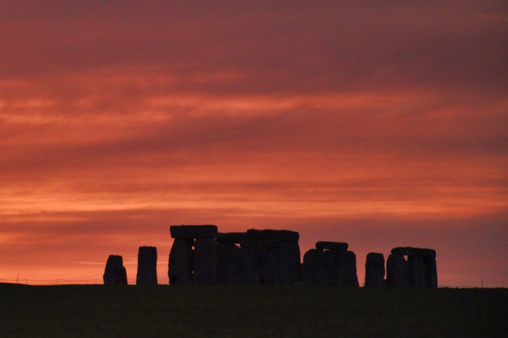 Photograph of Stonehenge Sunset