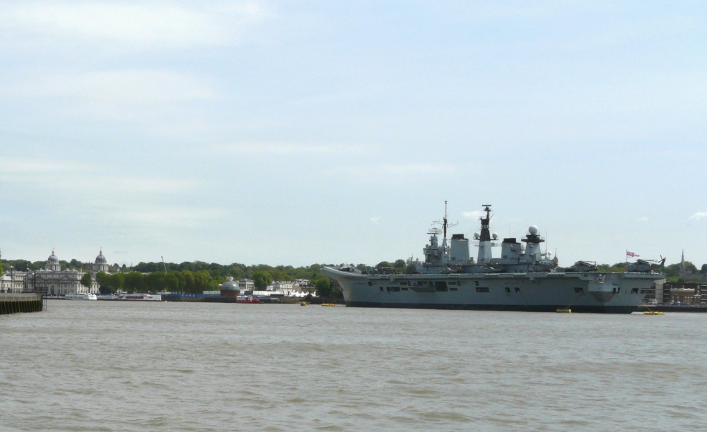 HMS Illustrious at Greenwich