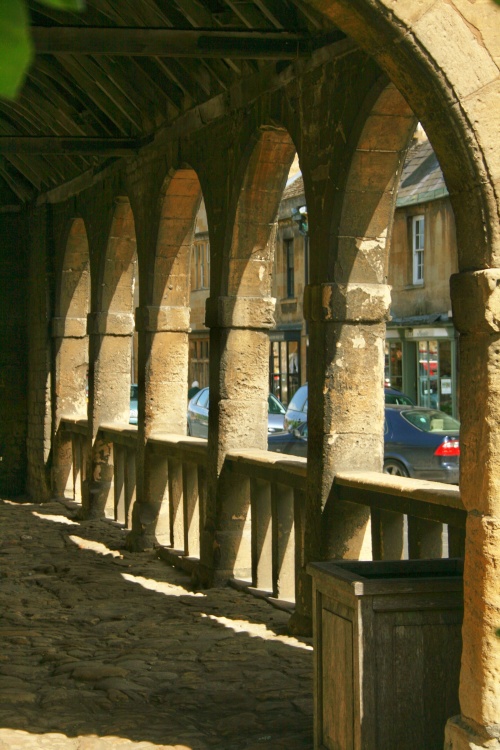 Through the arched Window.