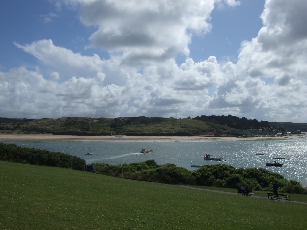 View from Padstow across the Camel estuary