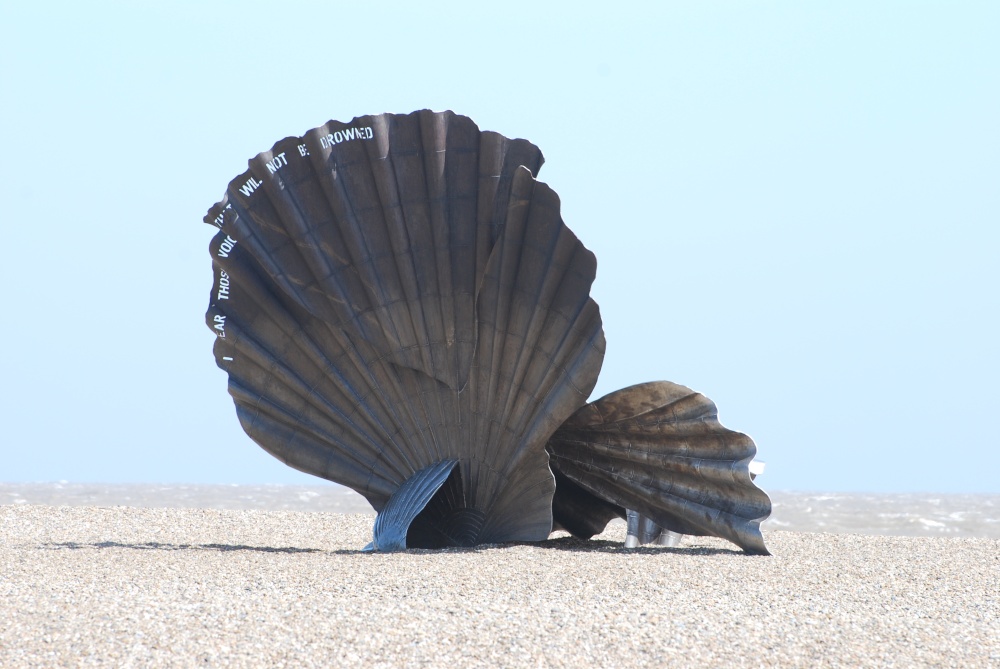 Photograph of Sculpture on the beach