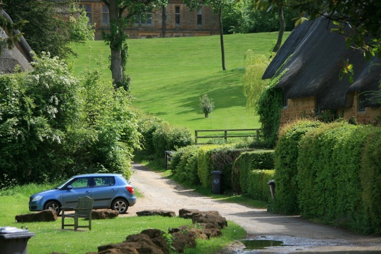 View onto Great Tew Estate