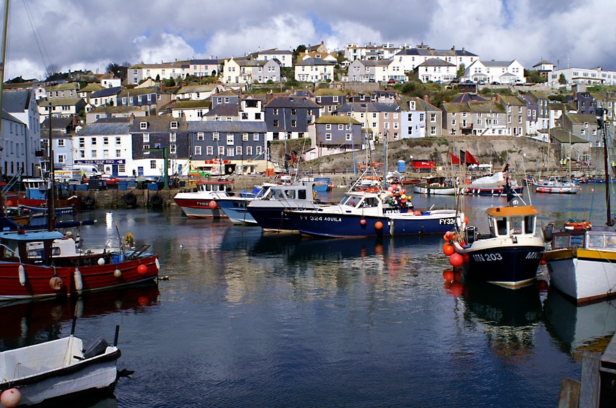 Harbour with the hill in the background.