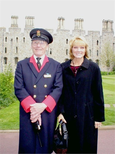 Me and a Employee at Windsor Castle 2006