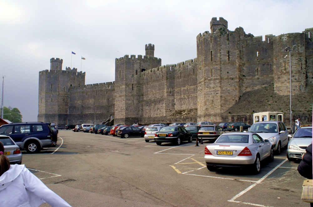 The Castle from the car park. photo by Peter Evans