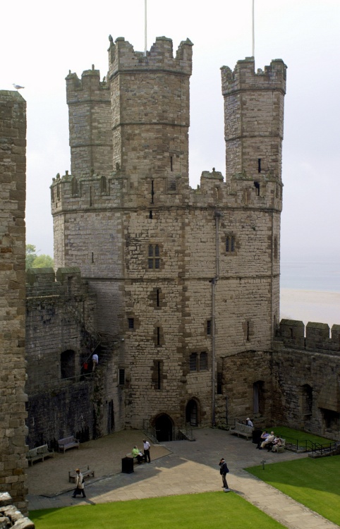 Three of the tall towers.