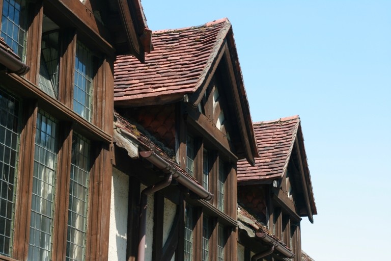 Houses by St. Mary's Church