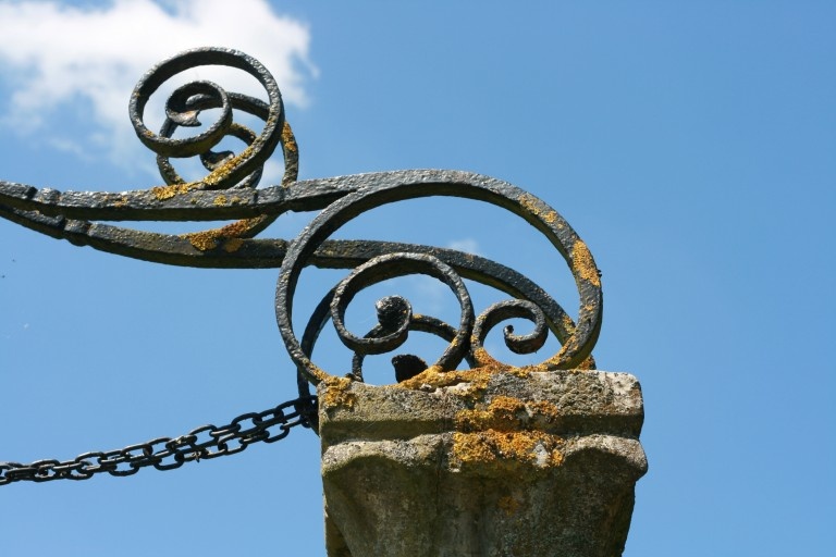 Ironwork with Litchen