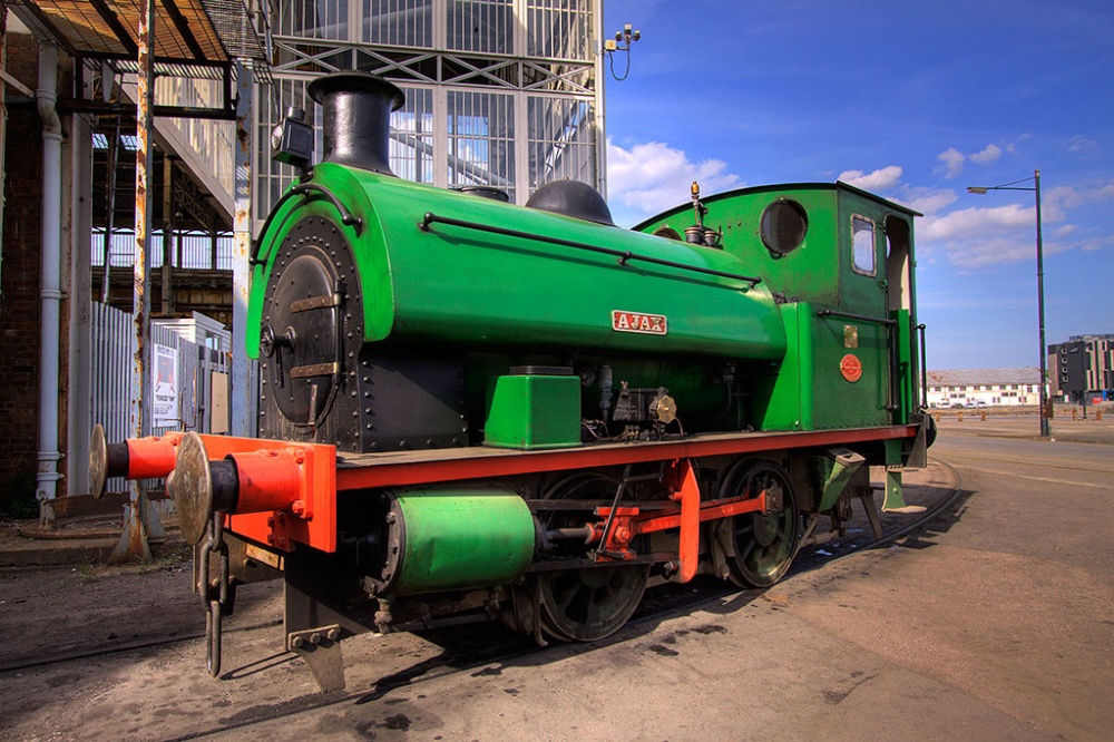 Ajax steam locomotive by David Wigham
