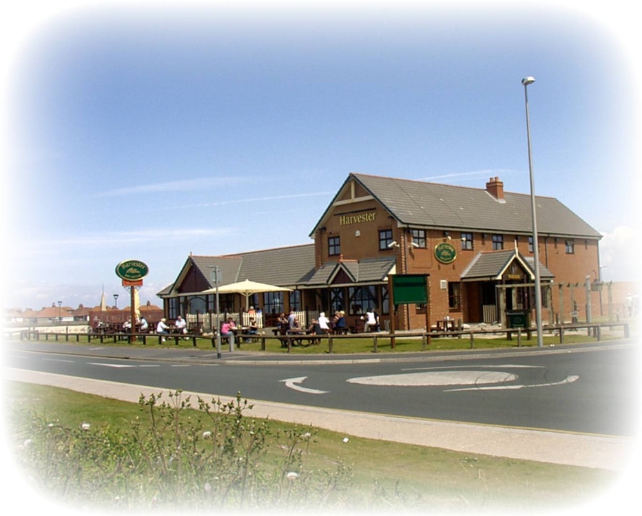 The new 'harvester' pub on the seafront at Cleveleys