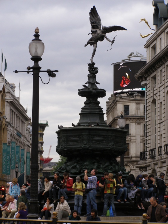 Eros, Piccadilly Circus.