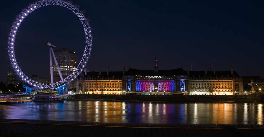 London Eye and County Hall