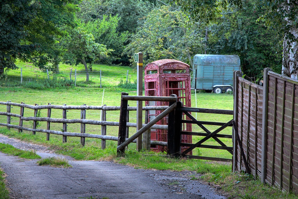 A village phone box