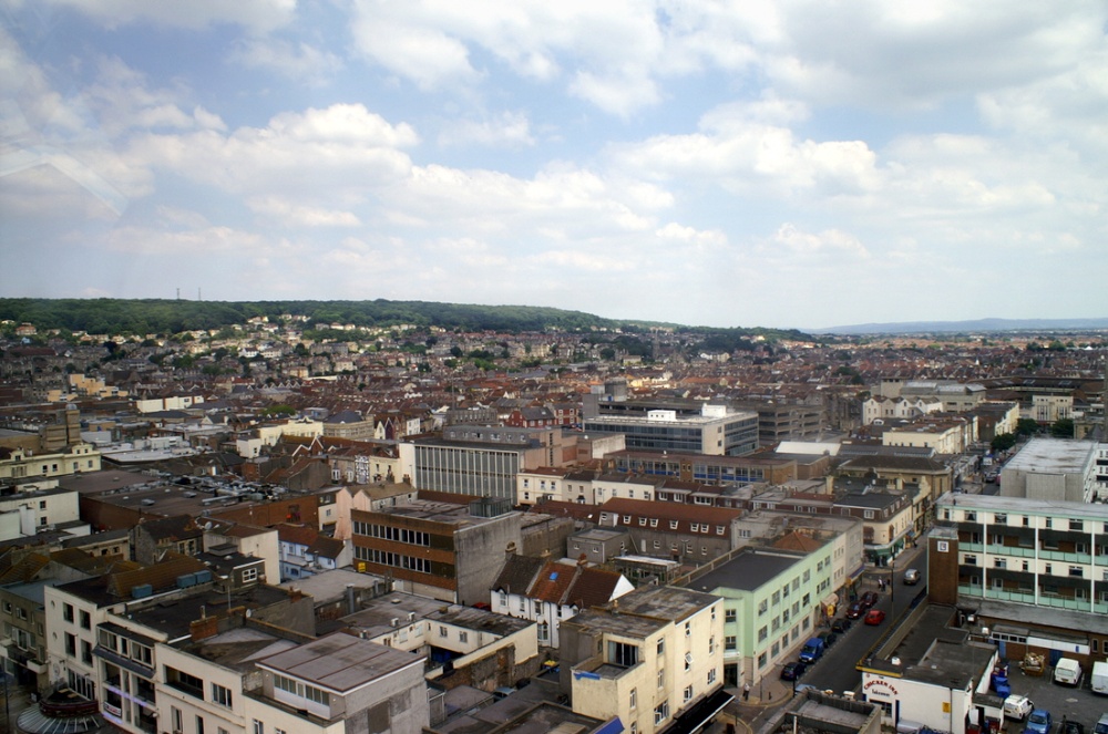 Weston-super-Mare from the Wheel.