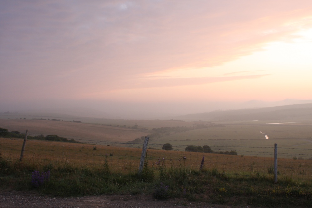 Sunrise over the Cuckmere Estuary