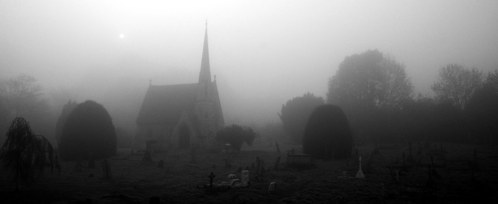 Gravesite and Church in Rudloe, Wiltshire