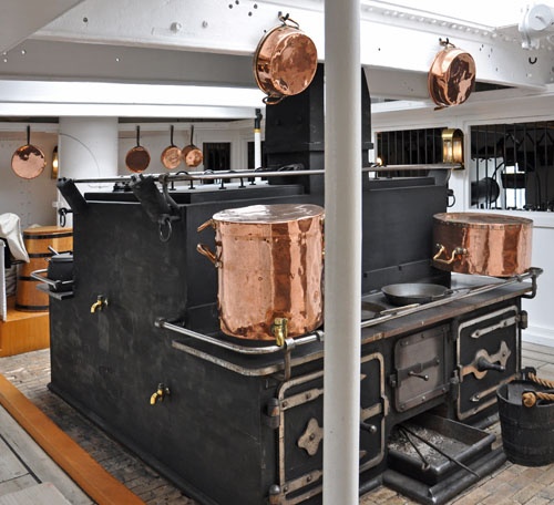 The Galley of HMS Warrior, Portsmouth