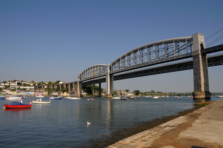 Royal Albert Rail Bridge - Saltash - June 2009 Sunny Day