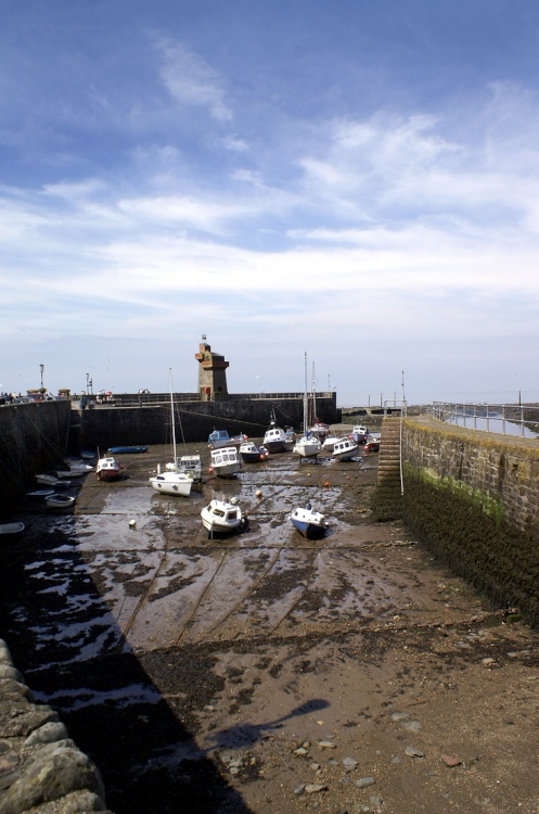 Entrance to the harbour.
