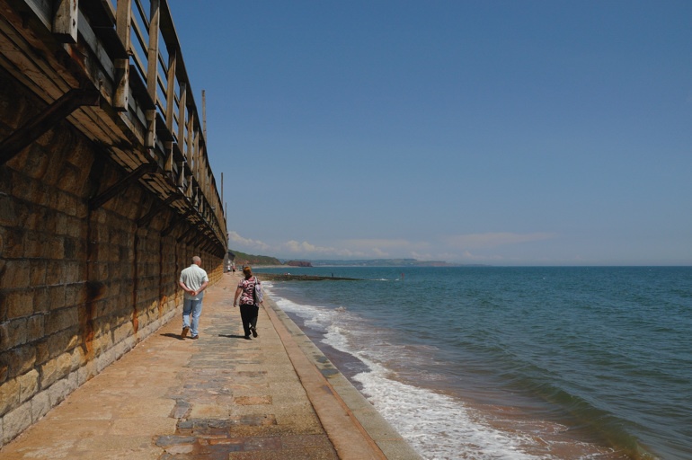 Dawlish lower promenade - June 2009