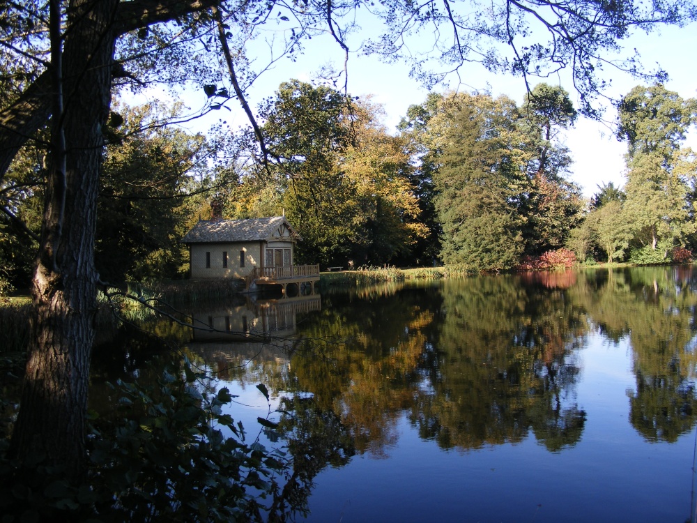 The refurbished boathouse at Belton House