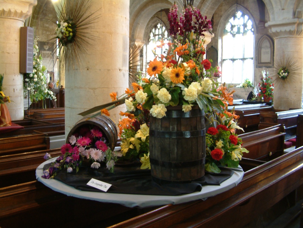 Photograph of St Mary's Church, Flower Festival, Long Sutton