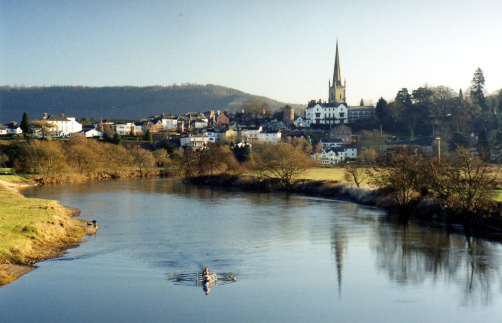 Photograph of Ross-on-Wye from A40 Bridge