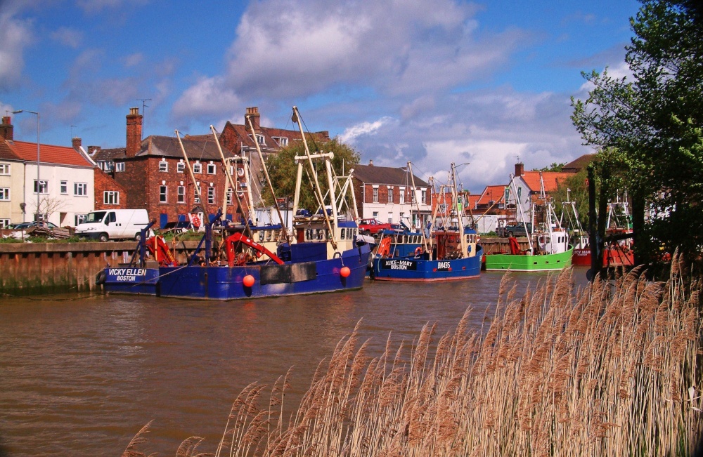 Photograph of Boston Fishing Fleet
