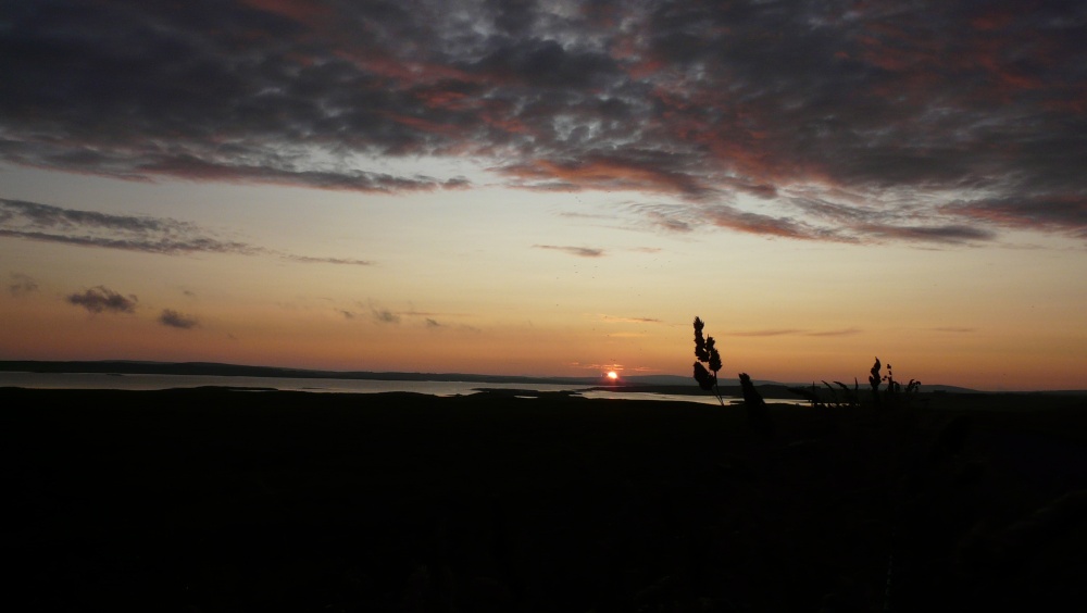 Photograph of Stenness looking over the Loch Harry, Orkney