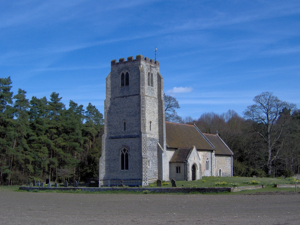 Photograph of All Saints Church, West Harling