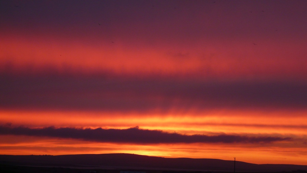 Photograph of Sunset In Stenness, Orkney
