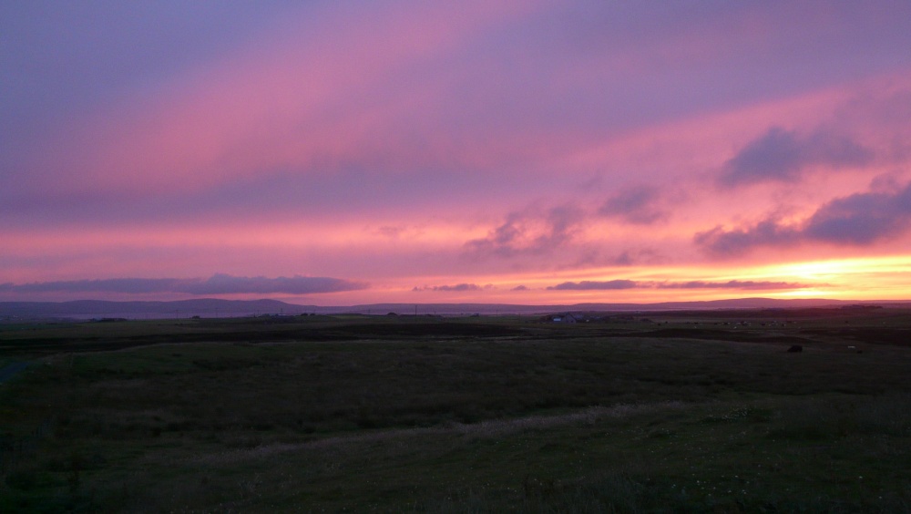 Sunset In Stenness, Orkney