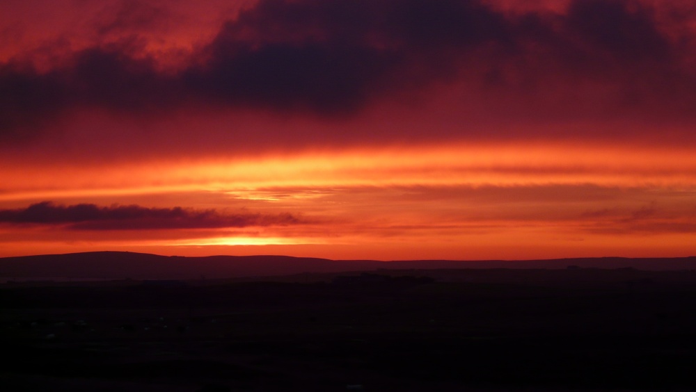 Photograph of Sunset In Stenness, Orkney