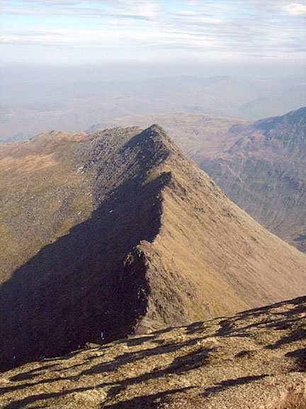Striding Edge from Helvellyn