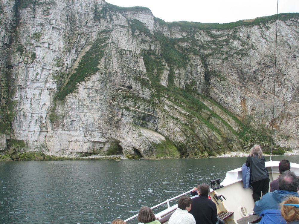 A fault in the earths crust at Flamborough