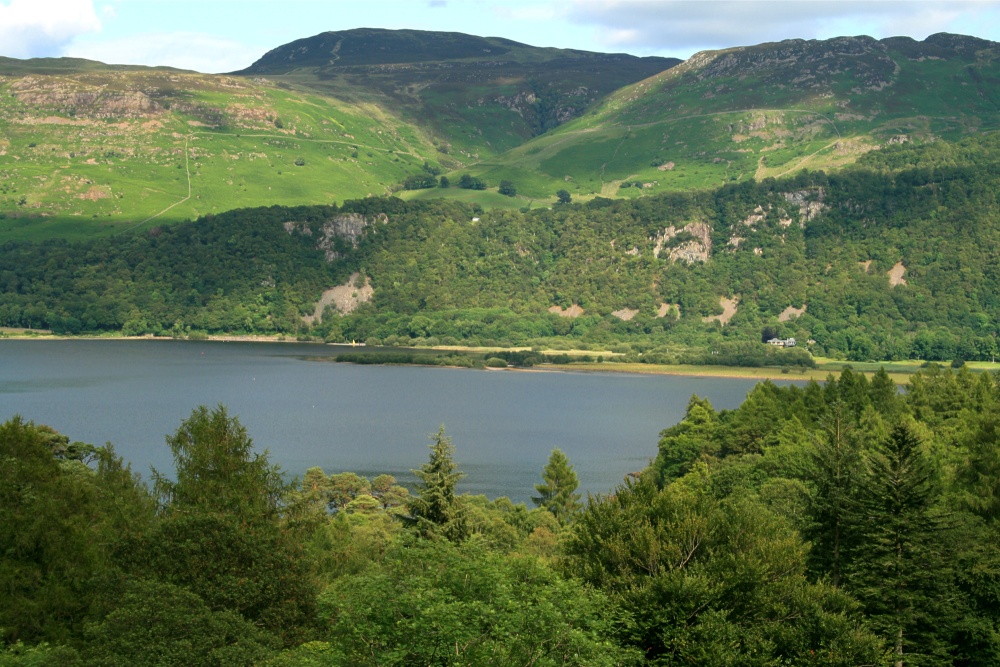 Derwentwater from the west bank.