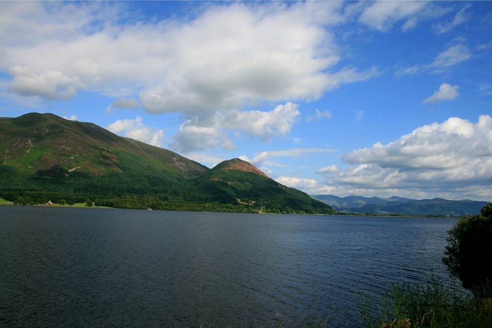 Lake Bassenthwaite from the west bank.