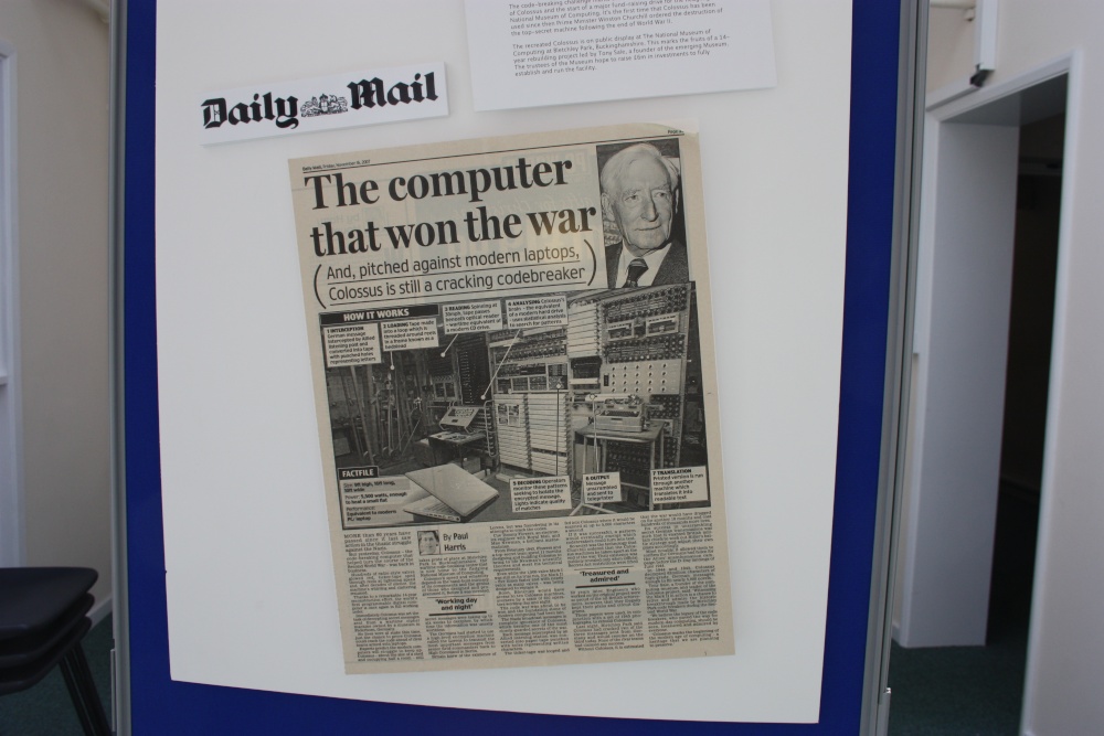 Photograph of At the code breaking Museum
