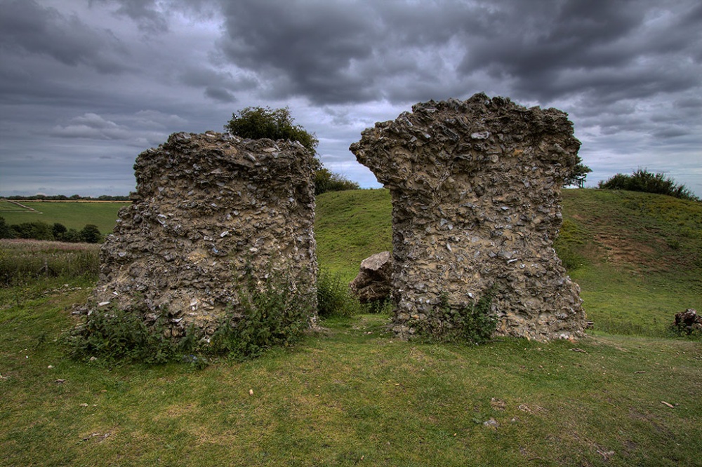 Thurnham Castle ruins