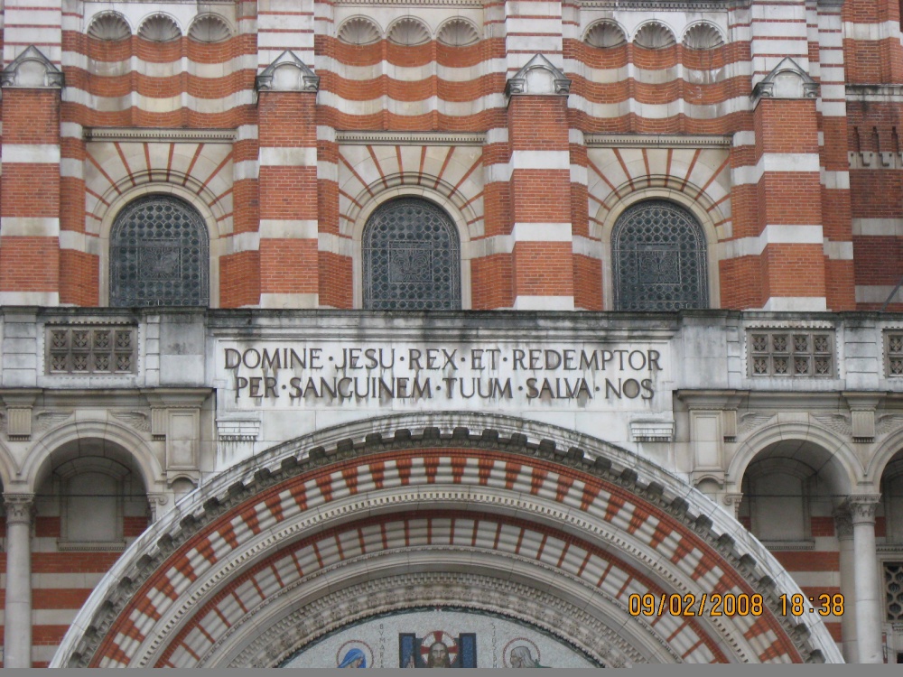 A picture of Westminster Cathedral photo by Judy Dawe