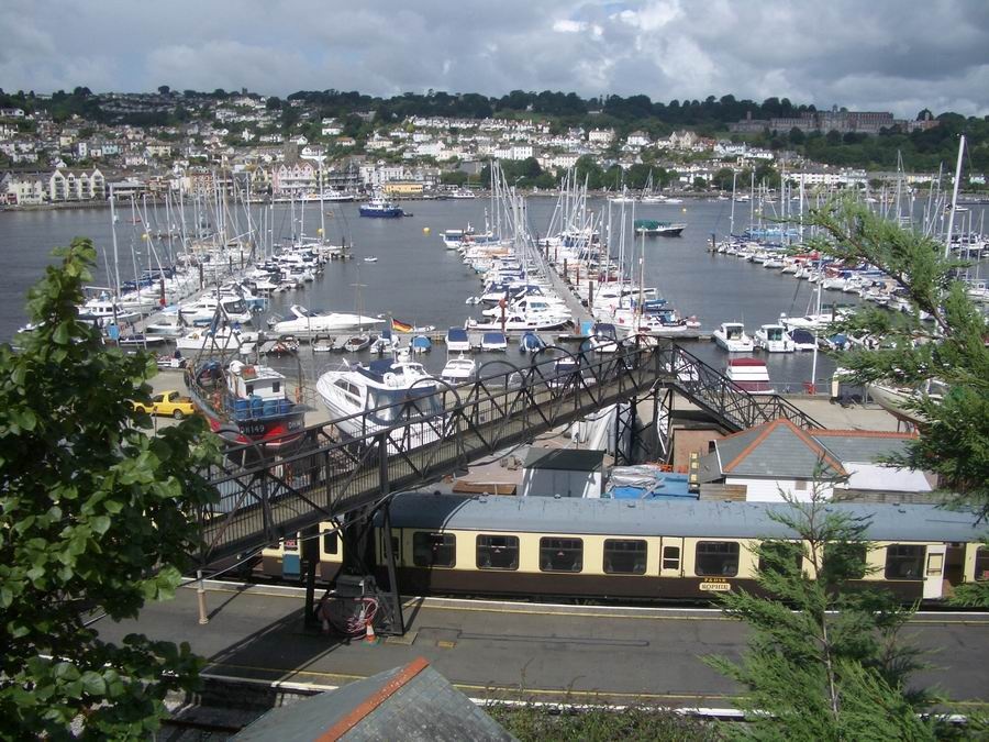 View from Kingswear into Dartmouth