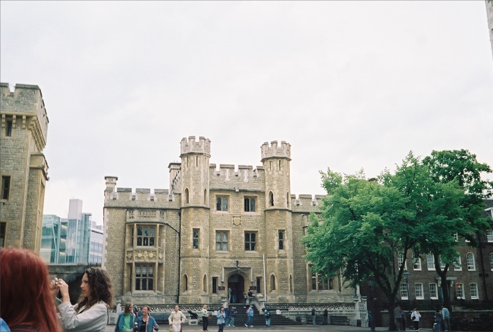 A portion of the building where the Crown Jewels are displayed