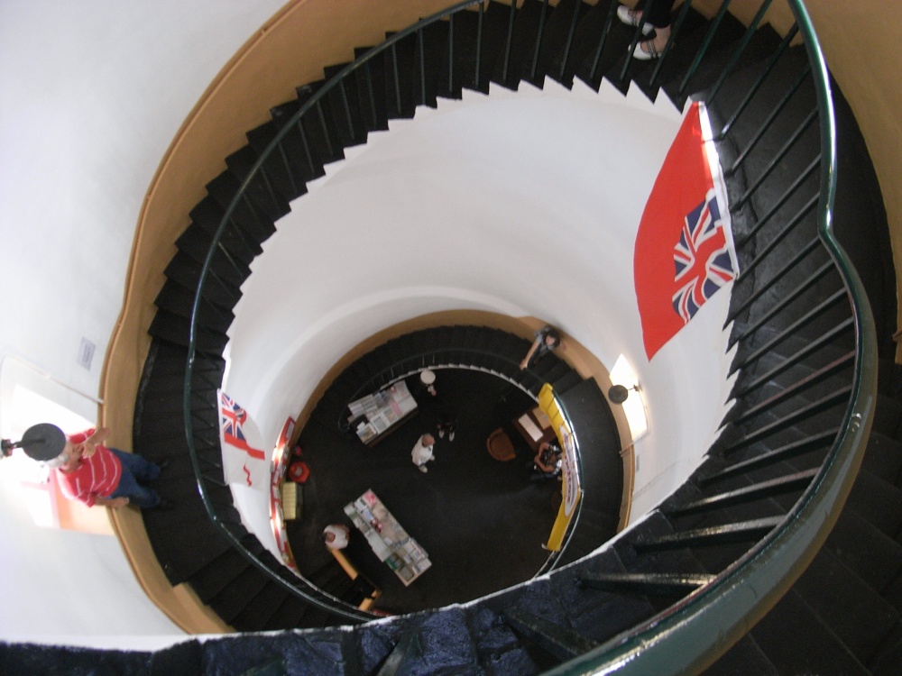 Looking down the Lighthouse/