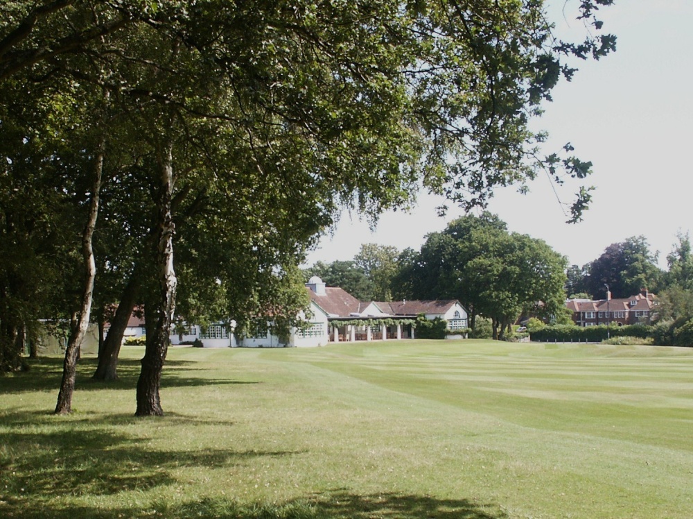 Woking golf links near the village of St. Johns.