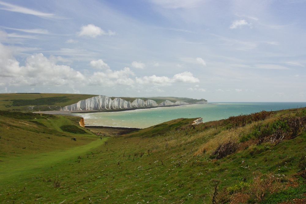 Seaford Head towards the Seven Sisters
