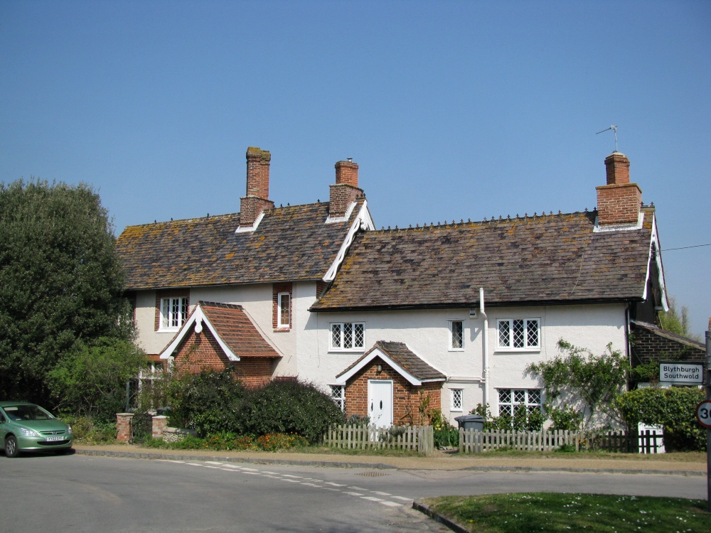 Houses near the Church at Dunwich