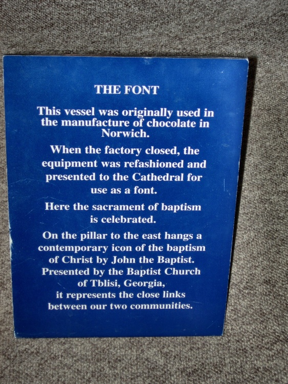 Cathedral Font Information.