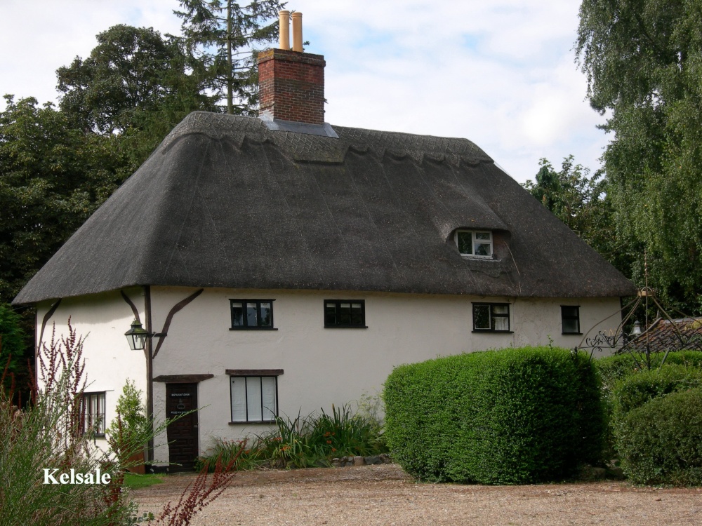 Thatched houses in Kelsale