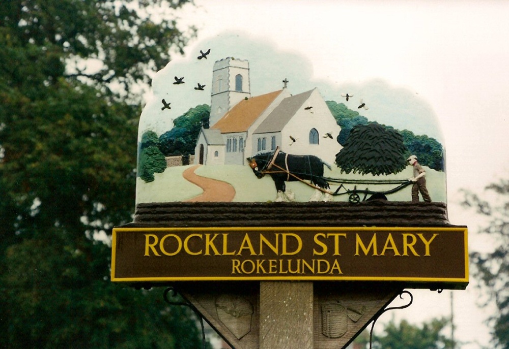 Photograph of Village sign
