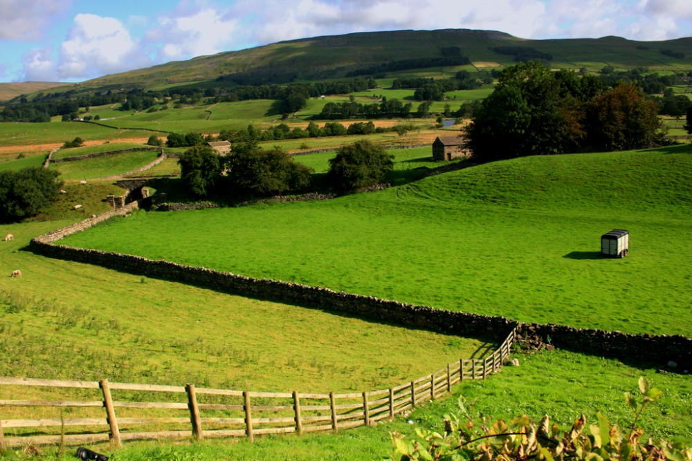 A view of the countryside near Hawes